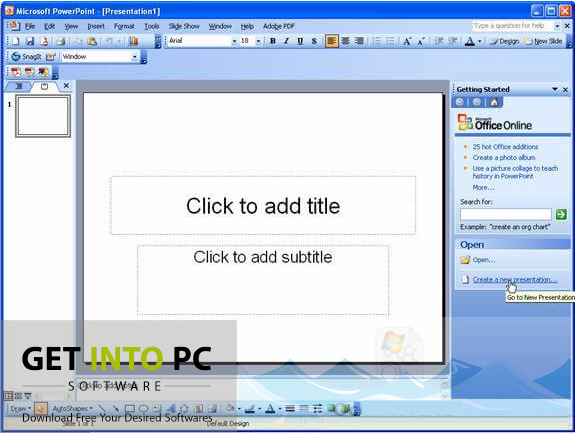 Microsoft Office 2003 Overview