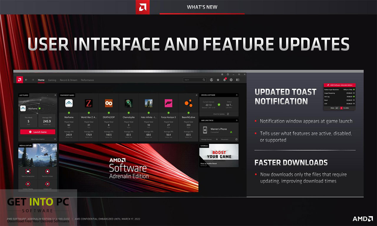 AMD Link App Integration