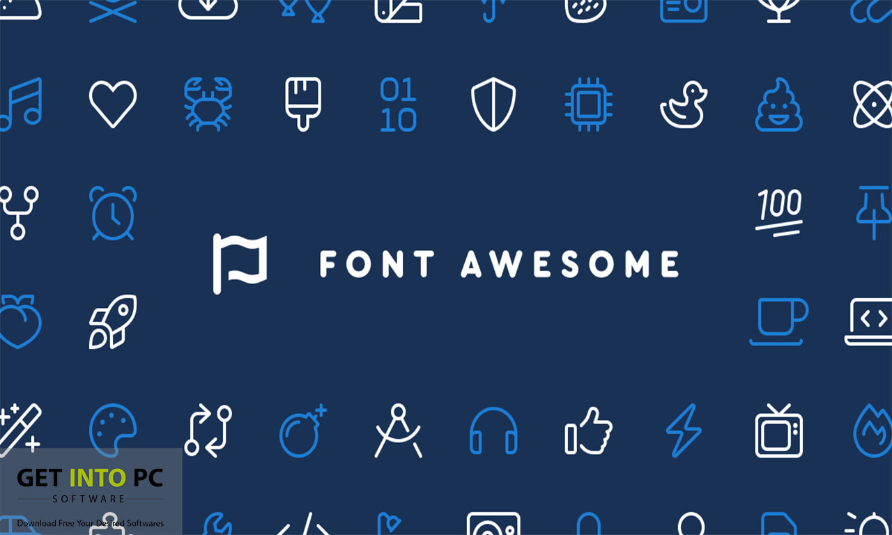 Font Awesome Download Free for Windows 7, 8, 10, 11 getintopc