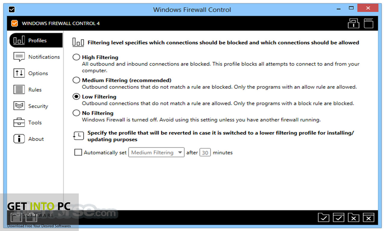 Quick Access to Firewall Rules